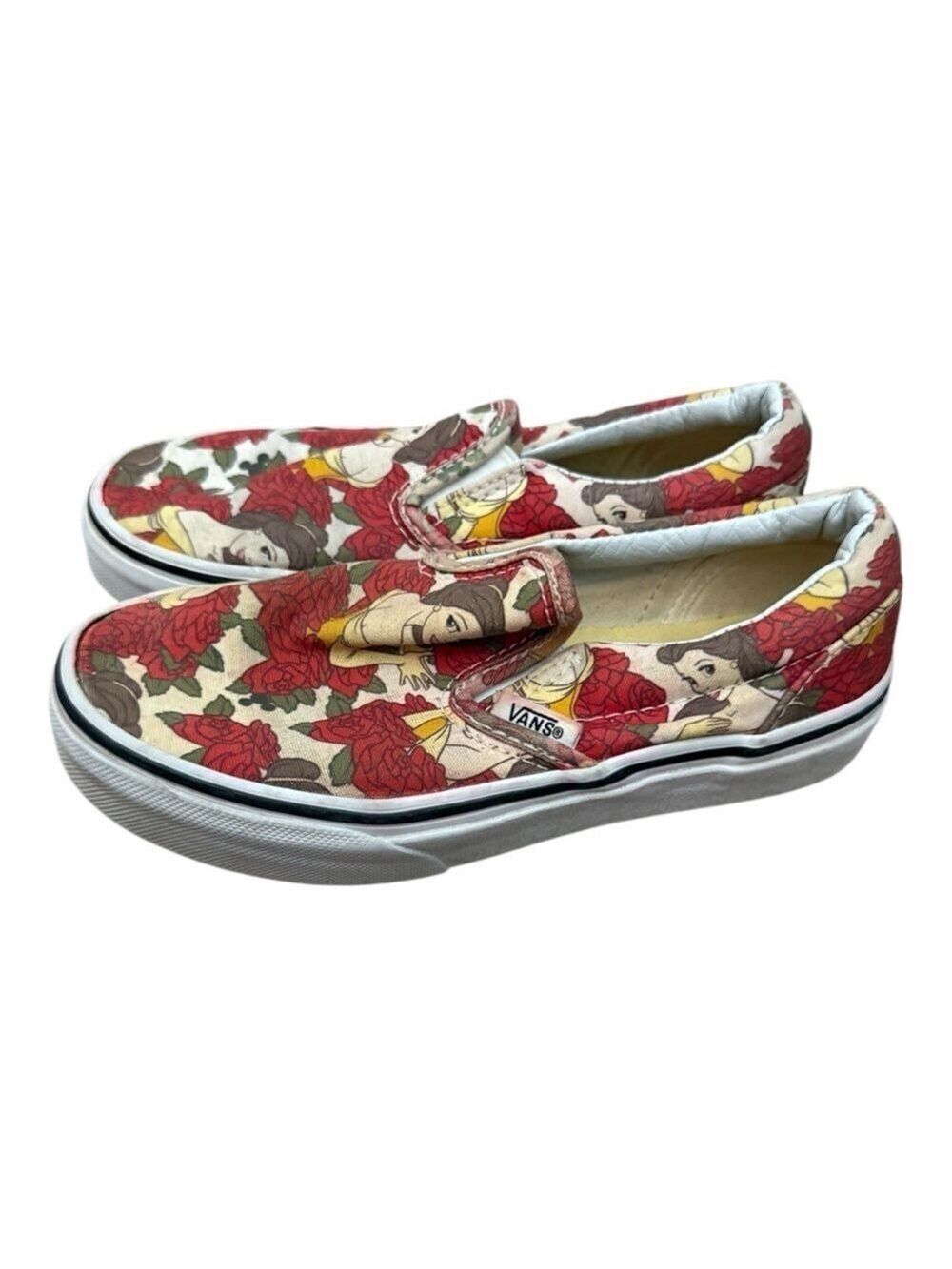 Vans Disney Princess Belle Beauty and The Beast Slip-On Shoes - Picture 5 of 8
